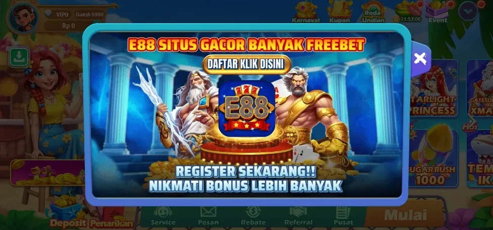 Tampilan Platform X88VIP